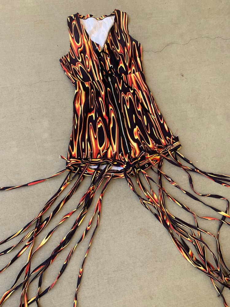 Image of DEVØ Camp Fire Playsuit