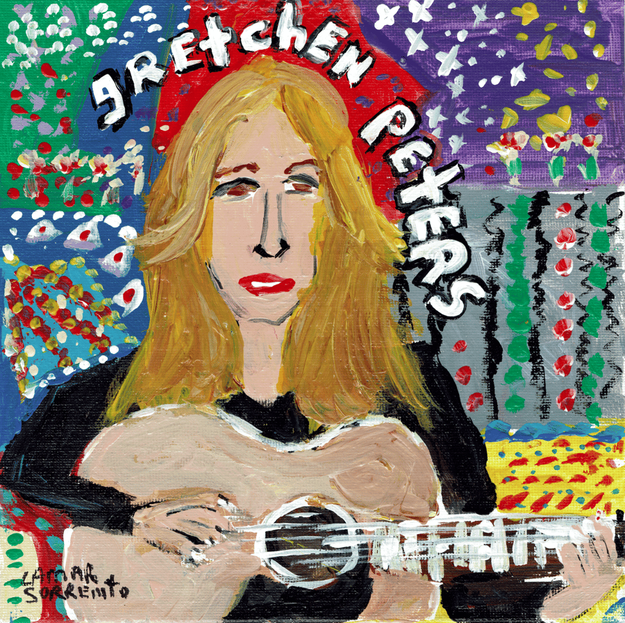 Image of Gretchen Peters - The Last Day Of The Year b/w In Costanza’s Kitchen (Opaque White 7" Single)