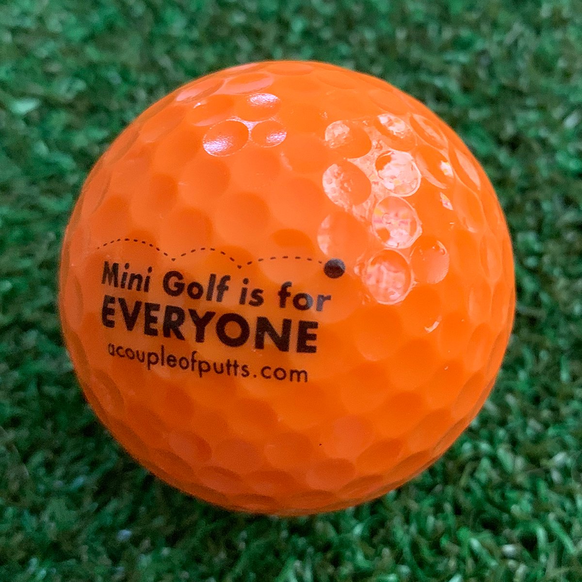 Mini Golf is for EVERYONE Golf Ball | A Couple of Putts