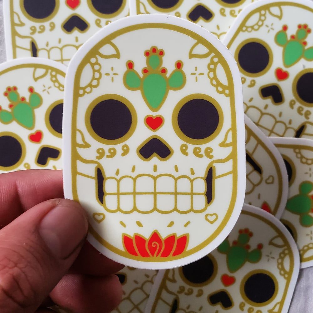 Image of Sugar skull sticker 