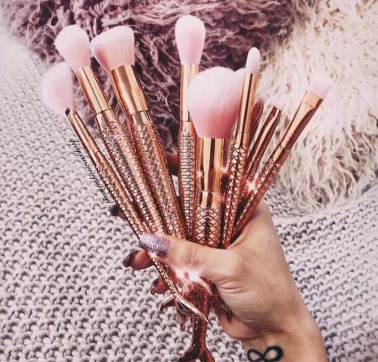  Luxury Rose Gold Opulence Brushes 