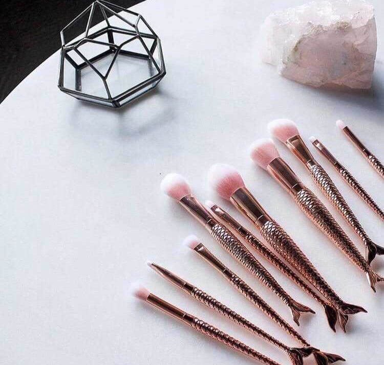  Luxury Rose Gold Opulence Brushes 