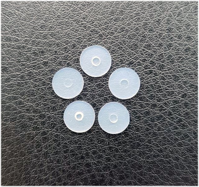 STERILE SILICONE FLEXIBLE HEALING PIERCING DISCS DISK NO PULL BUMP 3MM 5MM  7MM