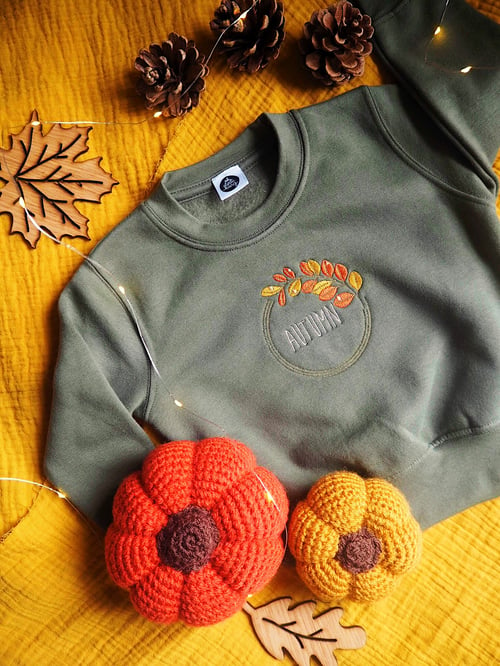 Image of Autumn Dew - Olive Sweater