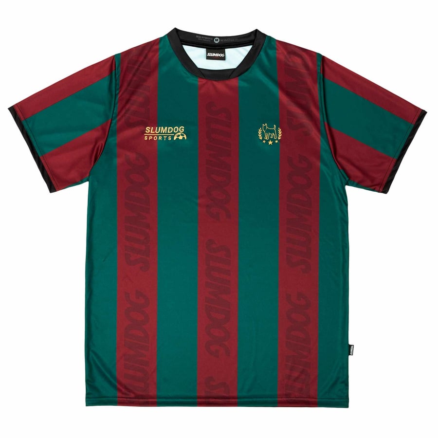 Image of FOOTBALL JERSEY <br> GREEN BORDEAUX