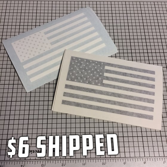 Image of American Flag Decal