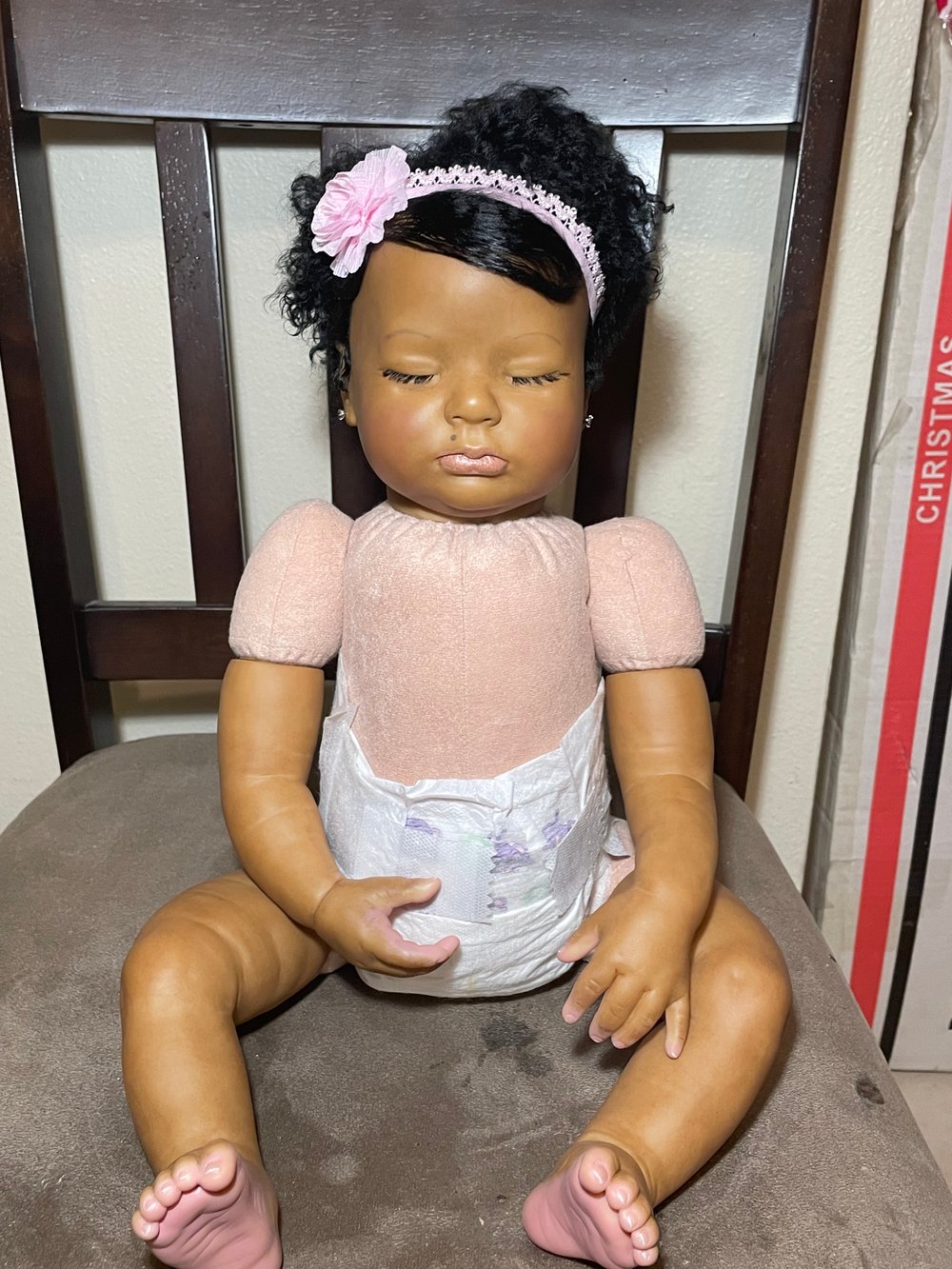 19” Reborn Pageant Princess Baby Girl Doll