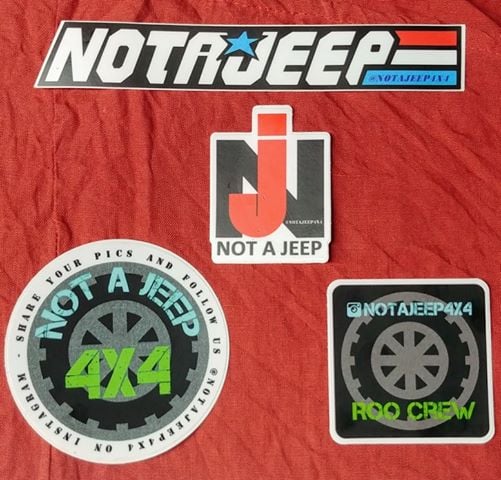 Image of Notajeep4x4 Stickers!