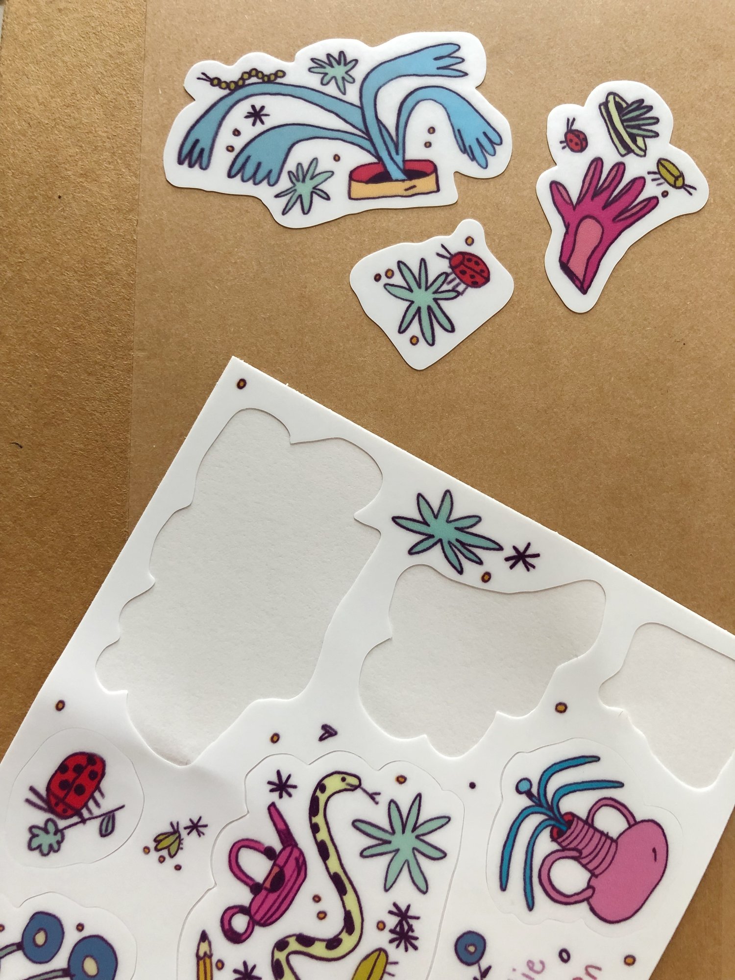 plant sticker sheet natalie andrewson