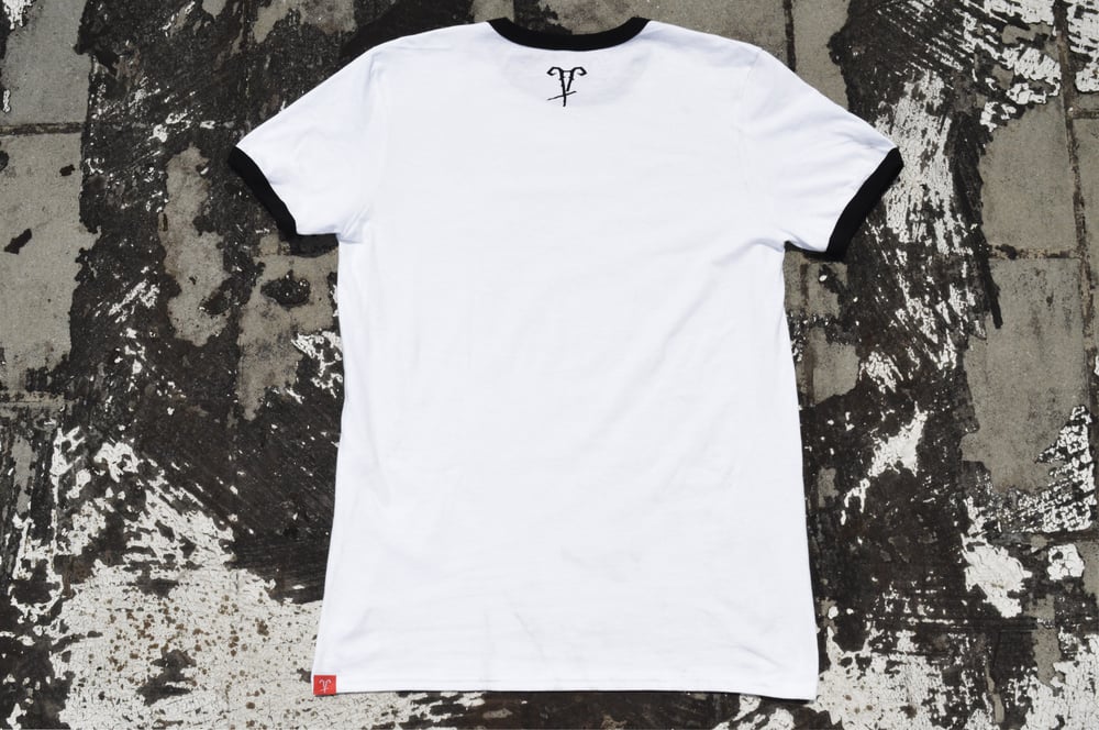 Stay Lit White Ringer T-Shirt