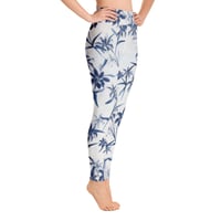 Image 3 of Lily Flower Yoga Pants