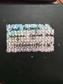 Free Shipping Small Rectangle Hologram Eggshell Sticker Paper Sheets 100/200pcs
