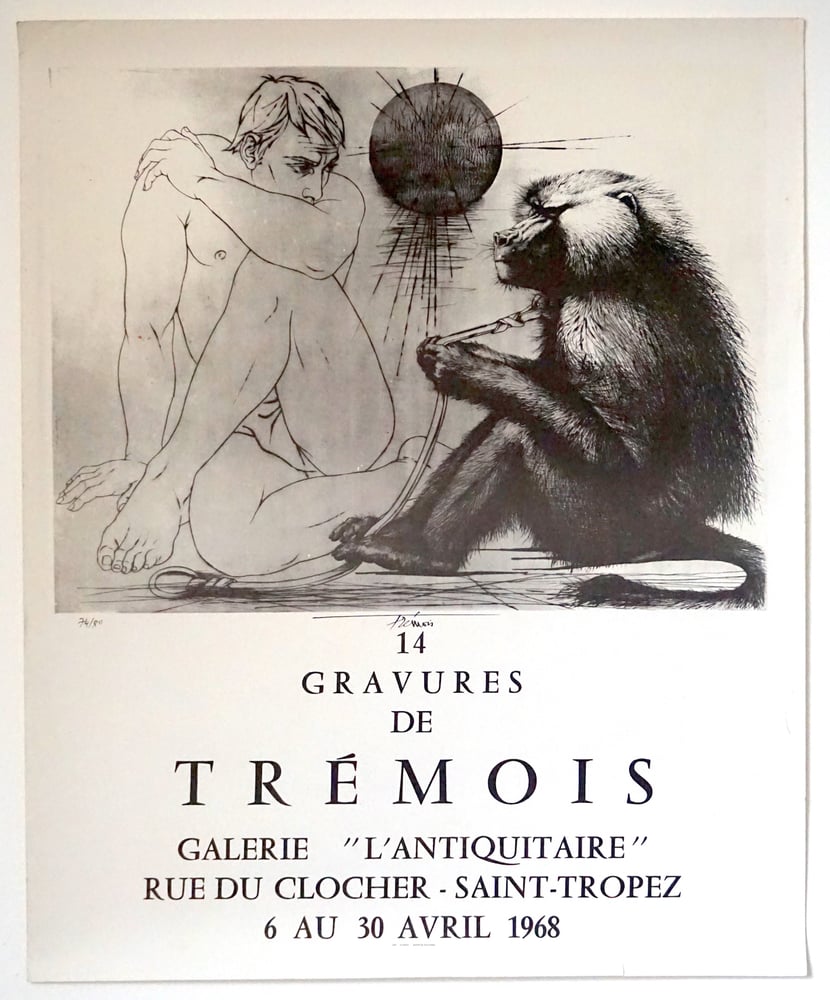 Image of poster / tremois / galerie l'antiquitaire
