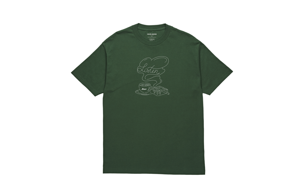 Image of Coffee & Cigarette tee (Forest green)