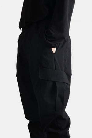 Image of IMMENSE - 雙口袋彈性機能褲 (黑)  