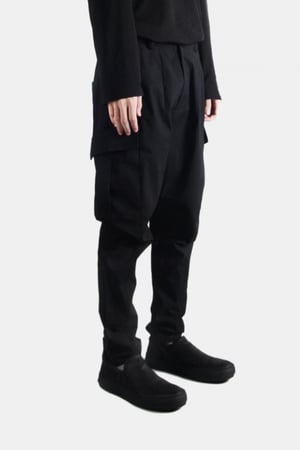 Image of IMMENSE - 雙口袋彈性機能褲 (黑)  