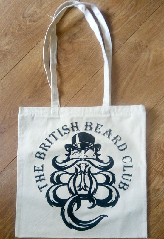 Image of The British Beard Club Heavy Cotton Tote Bag