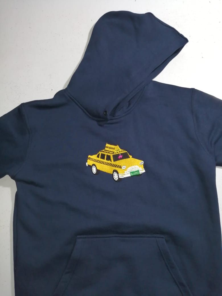 Slopes Taxi Cab Embroidered Sweatshirt