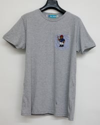 Image 1 of Grey Teddy Bear Pocket Tee Shirt