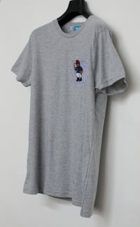 Image 3 of Grey Teddy Bear Pocket Tee Shirt