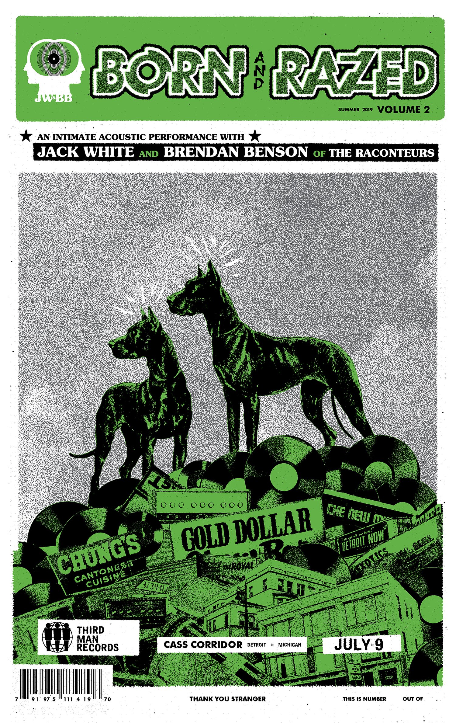 Jack White & Brendan Benson / Born and Razed / TMR Detroit