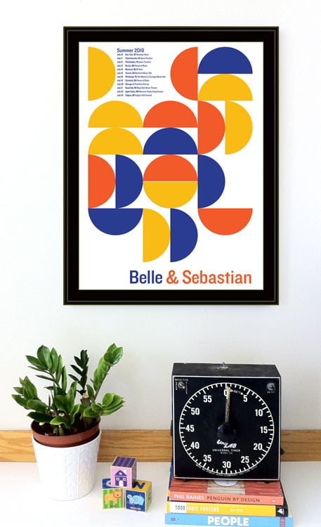 Image of Belle & Sebastian 2019 Tour Poster