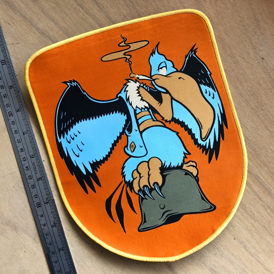 Image of WarBuzz back patch