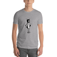 Mens Bug Martini t-shirt (gray)