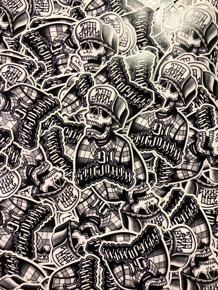 Image of 8 pack Stigmata Dead cholo stickers 