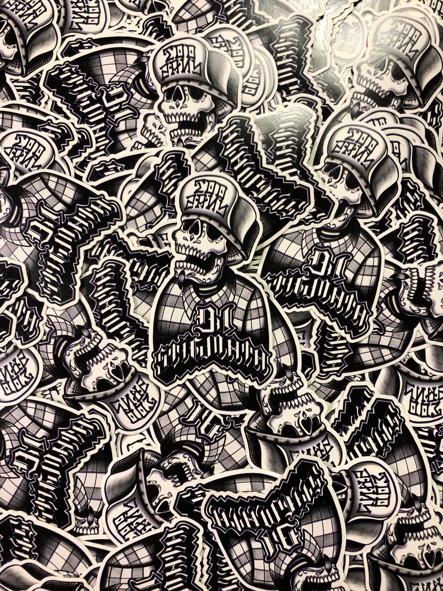 Image of 8 pack Stigmata Dead cholo stickers 