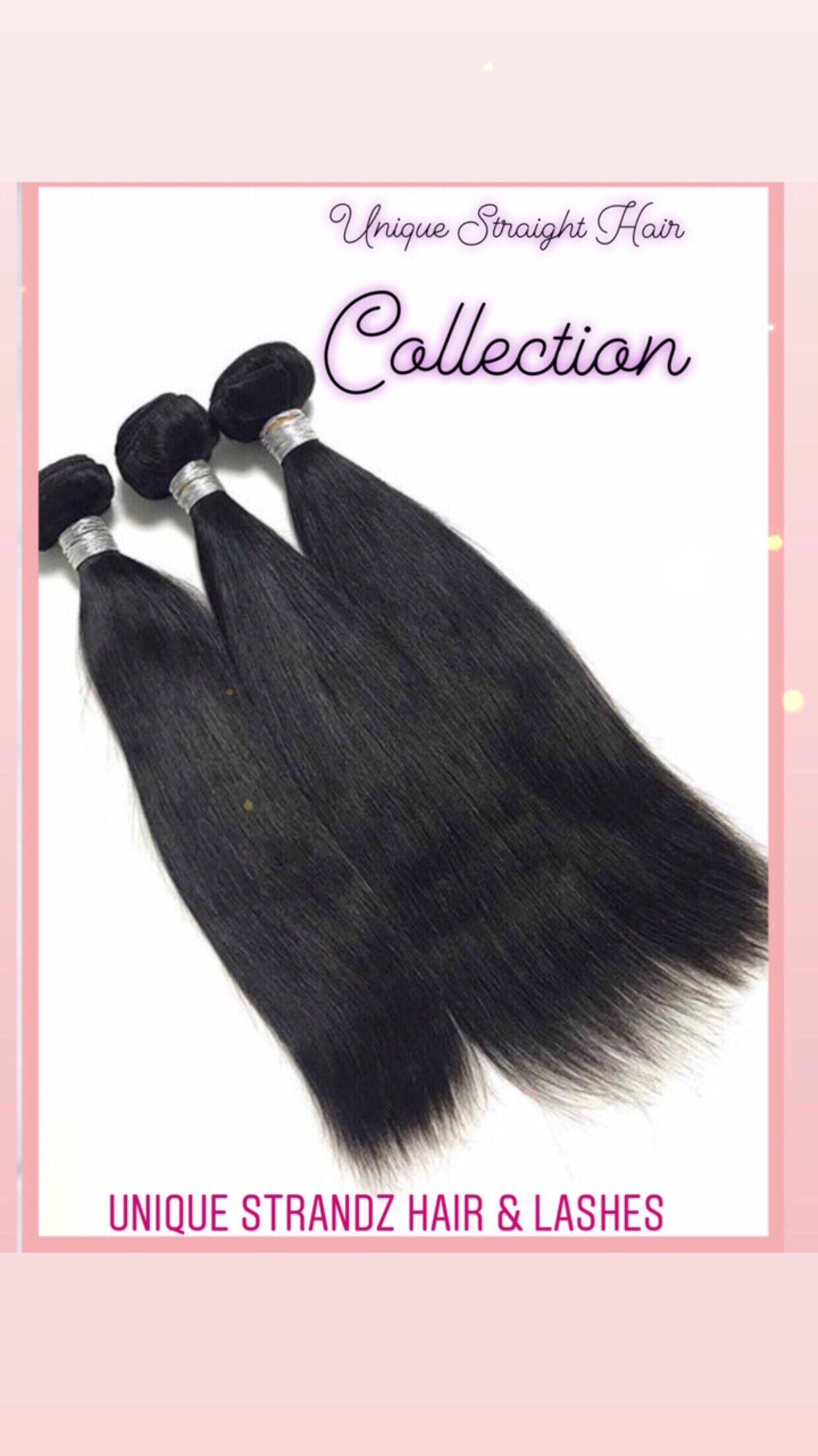 Image of Unique  Virgin Straight Hair Collection 