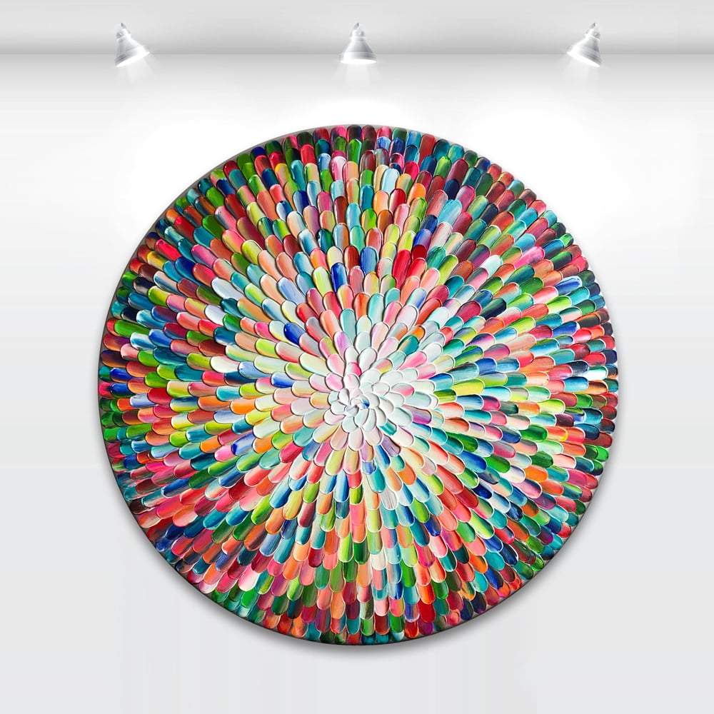 Image of Vere corolla - 76x76cm