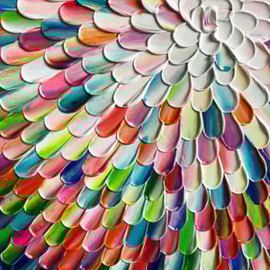 Image of Vere corolla - 76x76cm  