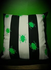 Beetlejuice Throw Pillow Cover