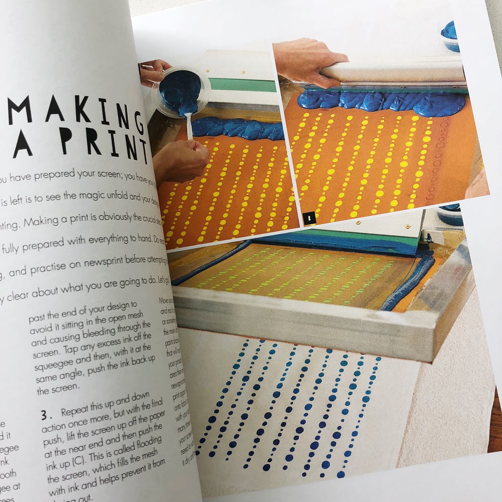 Screen Printing At Home Signed Copy Karen Lewis Textiles