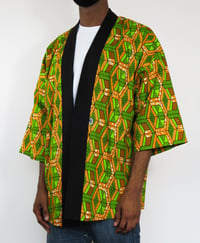 GRN/ORNG REVERSIBLE UNISEX KIMONO 