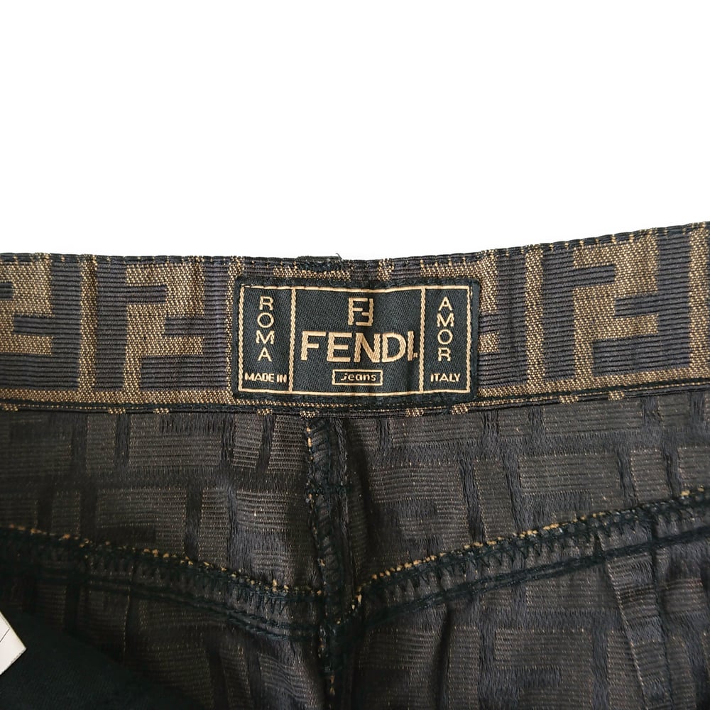 Image of Fendi Logo Skirt