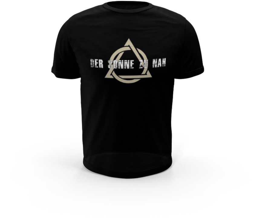 Image of T-Shirt Der Sonne zu nah Logo 
