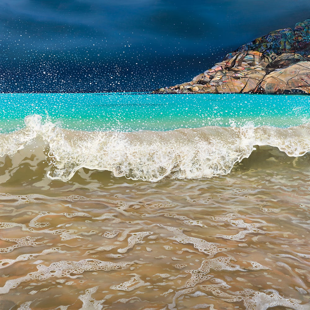 Image of Achmelvich wave giclée print ALL sizes