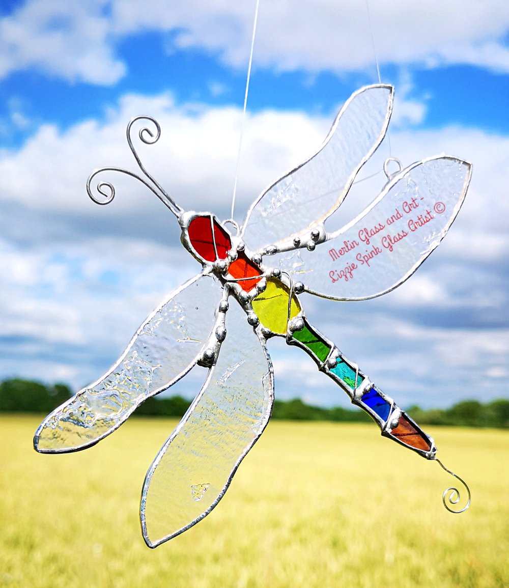 Image of Rainbow Dragonfly - made to order