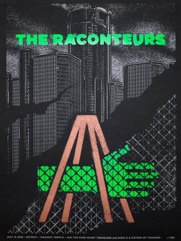 Image of The Raconteurs, Detroit 7/12/19