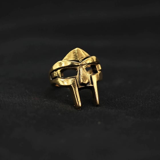 Image of Gold Gladiator Mask Ring