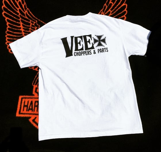 Image of VEE banner tee