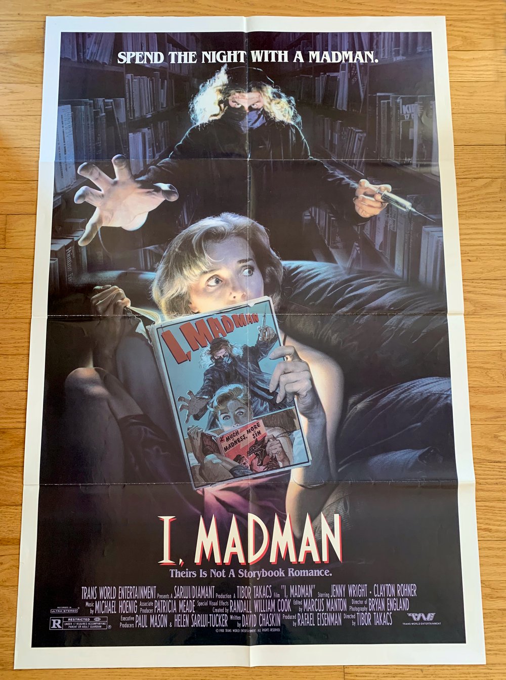 1989 I, MADMAN Original U.S. One Sheet Movie Poster
