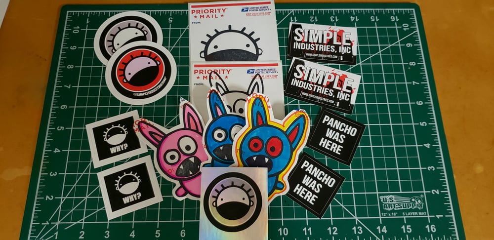 Image of Simple Slaps Sticker Pack #1