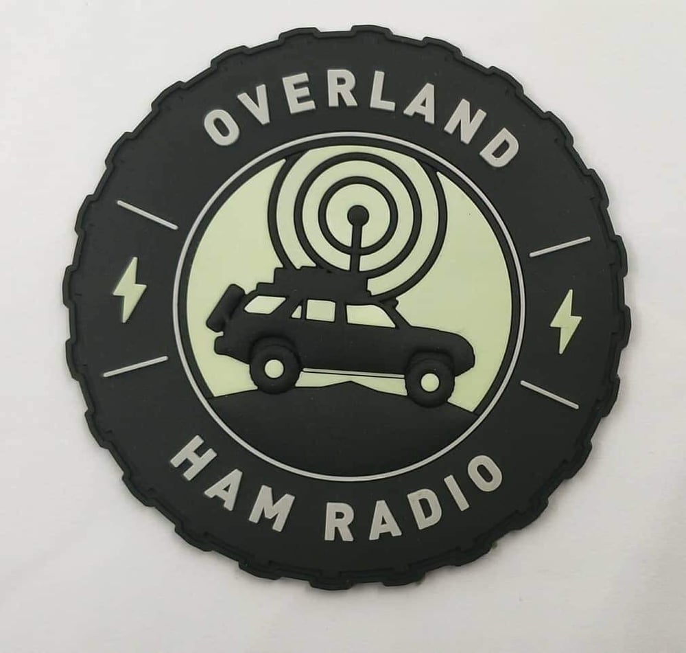 Image of Glow-in-the-Dark Rubber Velcro-Backed Morale Patch