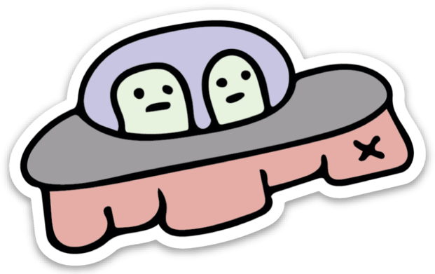 Image of Spaceship Sticker