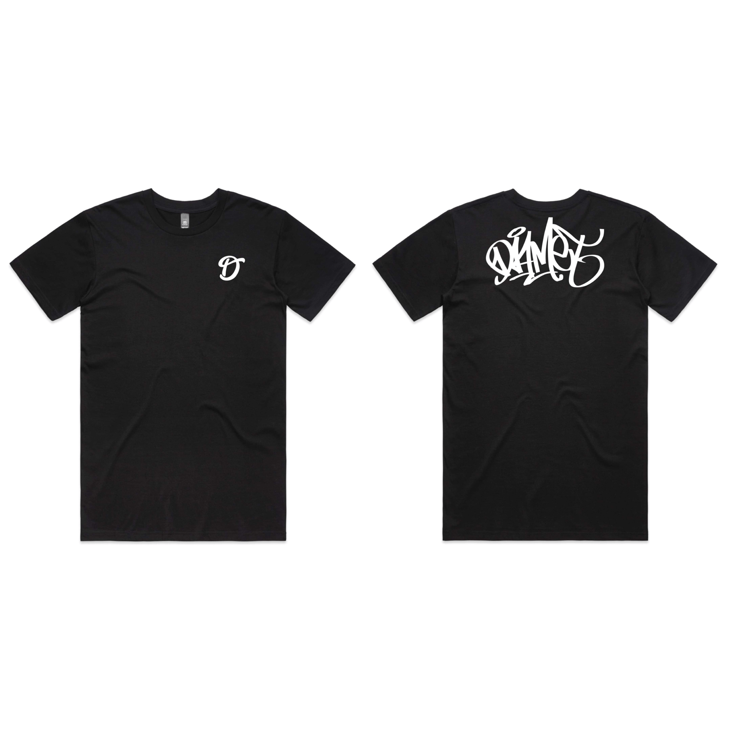 Image of Black tag tee