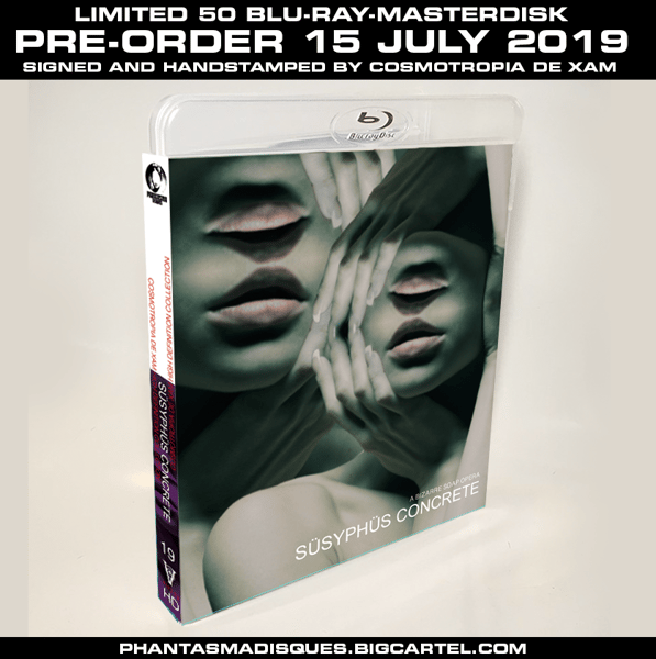 Image of SÜSYPHÜS CONCRETE - LIMITED 50 SIGNED/STAMPED BLU-RAY-R incl Soundtrack (DESIGN B)