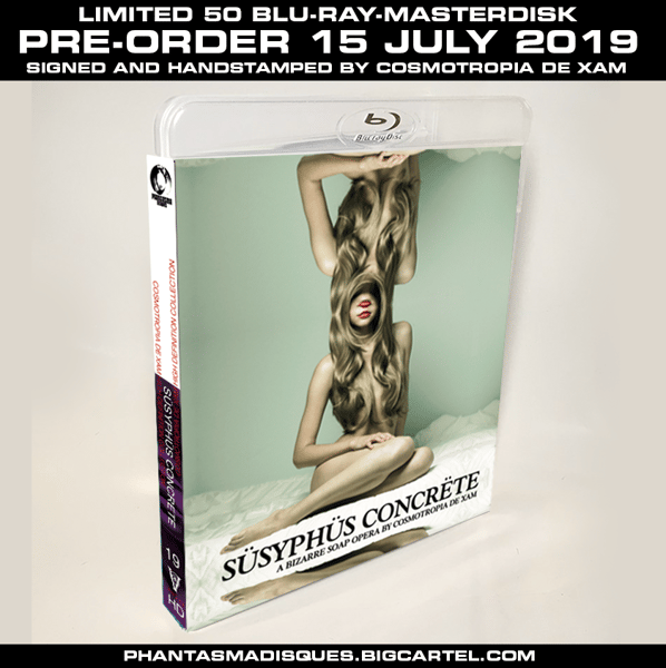 Image of SÜSYPHÜS CONCRETE - LIMITED 50 SIGNED/STAMPED BLU-RAY-R incl Soundtrack (DESIGN A)